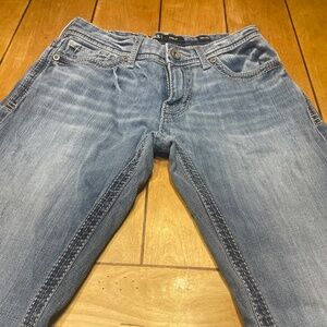 BKE Carter Straight Leg Jeans Light Wash Stretch Denim 29x30